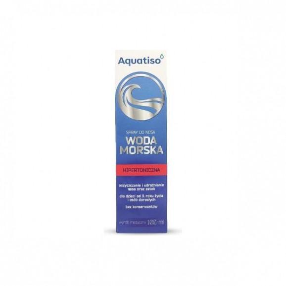 Aquatiso Woda Morska Hipertoniczna – wyrób medyczny (100 ml) Aquatiso Woda Morska Hipertoniczna – wyrób medyczny (100 ml) - zdjęcie produktu