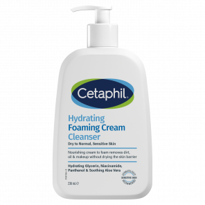 Cetaphil Hydrating Foaming Cream Cleanser kremowa pianka oczyszczająca (236 ml) - zdjęcie produktu