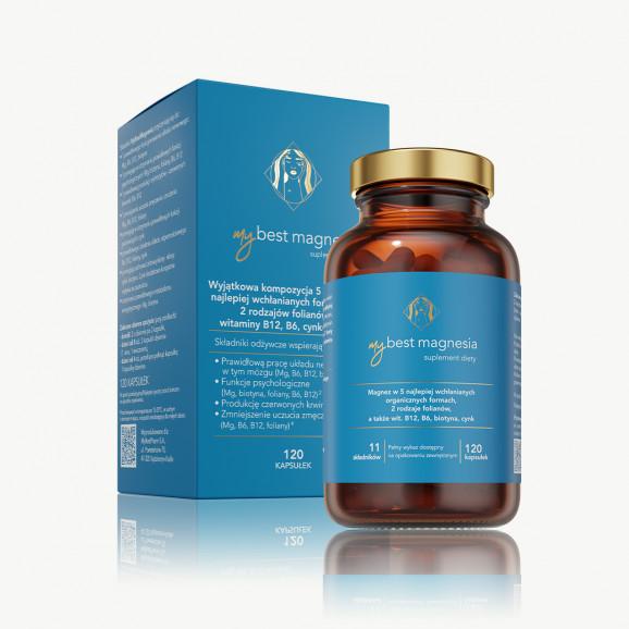 MyBest Magnesia, kapsułki, 120 szt. - zdjęcie produktu