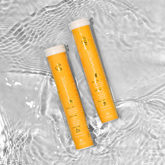 MyBest HydroBoost Równowaga Elektrolitowa Organizmu, smak poziomowy, tabletki musujące, 20 szt. MyBest HydroBoost Równowaga Elektrolitowa Organizmu, smak poziomowy, tabletki musujące, 20 szt. - zdjęcie produktu