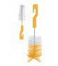 Bocioland Szczotka do mycia butelek i smoczków pomarańczowa Bocioland Szczotka do mycia butelek i smoczków pomarańczowa - zdjęcie produktu