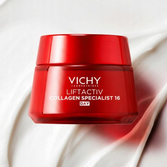 Vichy Liftactiv Collagen Specialist, krem przeciwzmarszczkowy, każdy rodzaj skóry, 50 ml - zdjęcie produktu