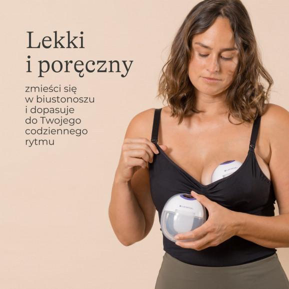 Lansinoh Hands-free, laktator elektryczny, pojedynczy, bezprzewodowy, 1 szt. - zdjęcie produktu
