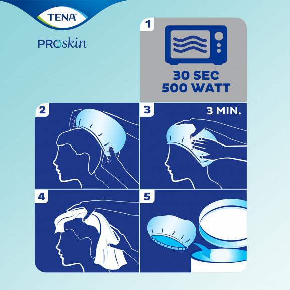 TENA Proskin Shampoo Cap – czepek do mycia włosów (1 sztuka) - zdjęcie produktu