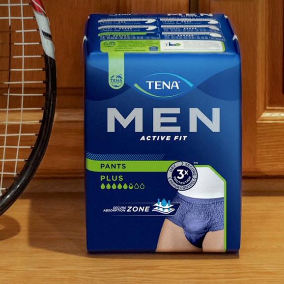 TENA Men Pants Plus Blue – męska bielizna chłonna (S/M, 9 szt.) - zdjęcie produktu