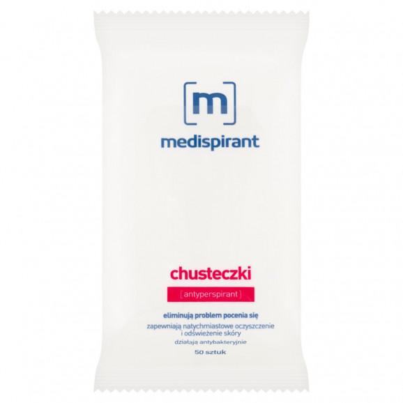 Medispirant – chusteczki antyperspirant (50 szt.) Medispirant – chusteczki antyperspirant (50 szt.) - zdjęcie produktu