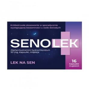 Senolek, 50 mg – kapsułki miękkie (16 kapsułek) | lek OTC - zdjęcie produktu