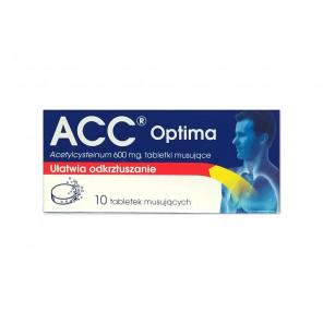 ACC Optima 600 mg – tabletki musujące (10 tabletek) - zdjęcie produktu