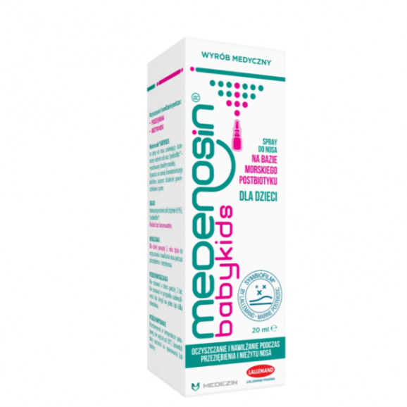Medenosin Baby Kids Spray do nosa (20 ml) Medenosin Baby Kids Spray do nosa (20 ml) - zdjęcie produktu