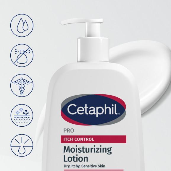 Cetaphil PRO Itch Control – balsam/nawilżające mleczko do twarzy i ciała (236 ml) - zdjęcie produktu