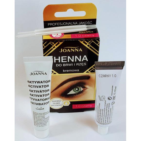Joanna Henna do brwi i rzęs kremowa, czarna (15 ml) - zdjęcie produktu