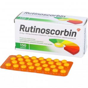 Rutinoscorbin 25 mg + 100 mg, tabletki powlekane, 150 szt. - zdjęcie produktu