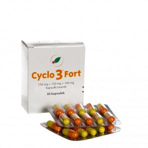 Cyclo 3 Fort, 150 mg+150 mg+100 mg, kapsułki twarde, 30 szt. - zdjęcie produktu