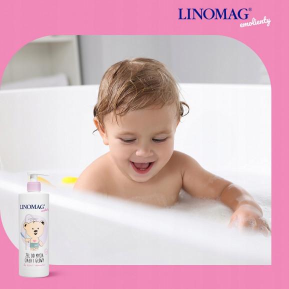 Linomag żel do mycia ciała i głowy – kosmetyk dla dzieci i niemowląt (400 ml) Linomag żel do mycia ciała i głowy – kosmetyk dla dzieci i niemowląt (400 ml) - zdjęcie produktu