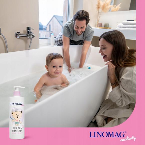 Linomag żel do mycia ciała i głowy – kosmetyk dla dzieci i niemowląt (400 ml) Linomag żel do mycia ciała i głowy – kosmetyk dla dzieci i niemowląt (400 ml) - zdjęcie produktu