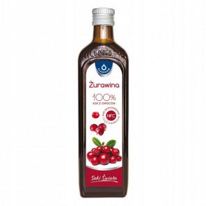 Oleofarm ŻuraVital Żurawina 100% – sok NFC z żurawiny wielkoowocowej (490 ml) - zdjęcie produktu