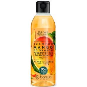 Barwa Naturalna, szampon do włosów puszących się i zniszczonych, mango, 300 ml - zdjęcie produktu