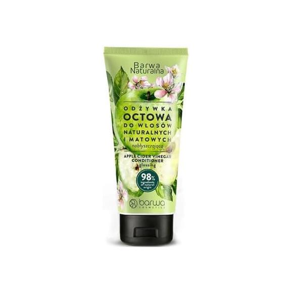 Barwa Naturalna, odżywka octowa do włosów naturalnych i matowych, 200 ml Barwa Naturalna, odżywka octowa do włosów naturalnych i matowych, 200 ml - zdjęcie produktu