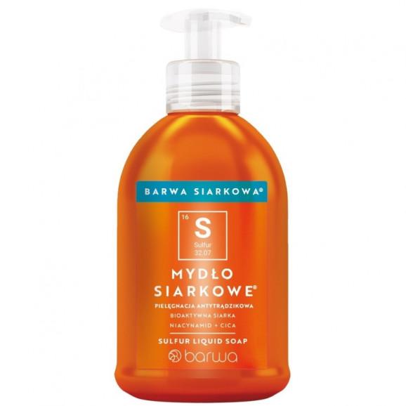 Barwa Siarkowa, mydło w płynie, 300 ml Barwa Siarkowa, mydło w płynie, 300 ml - zdjęcie produktu