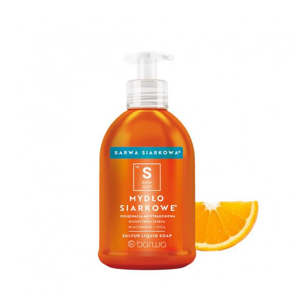 Barwa Siarkowa, mydło w płynie, 300 ml Barwa Siarkowa, mydło w płynie, 300 ml - zdjęcie produktu