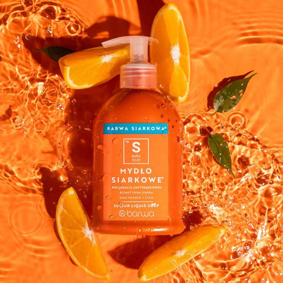 Barwa Siarkowa, mydło w płynie, 300 ml Barwa Siarkowa, mydło w płynie, 300 ml - zdjęcie produktu