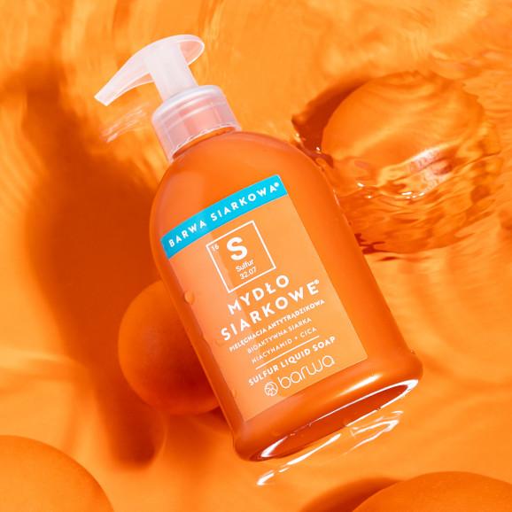 Barwa Siarkowa, mydło w płynie, 300 ml Barwa Siarkowa, mydło w płynie, 300 ml - zdjęcie produktu