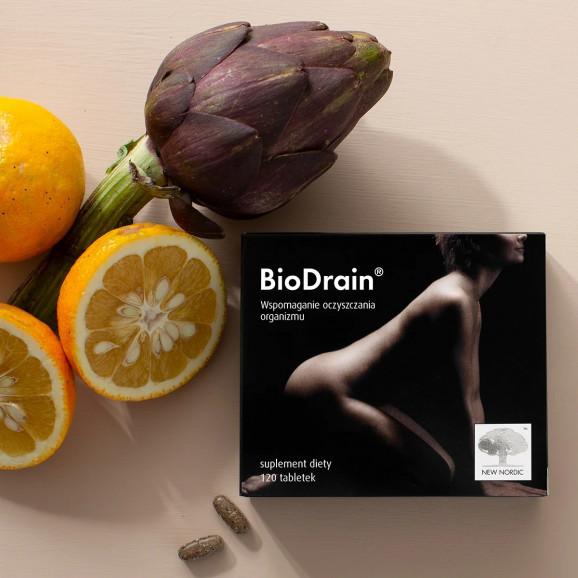 BioDrain, tabletki wspomagające oczyszczanie organizmu (60 szt.) BioDrain, tabletki wspomagające oczyszczanie organizmu (60 szt.) - zdjęcie produktu