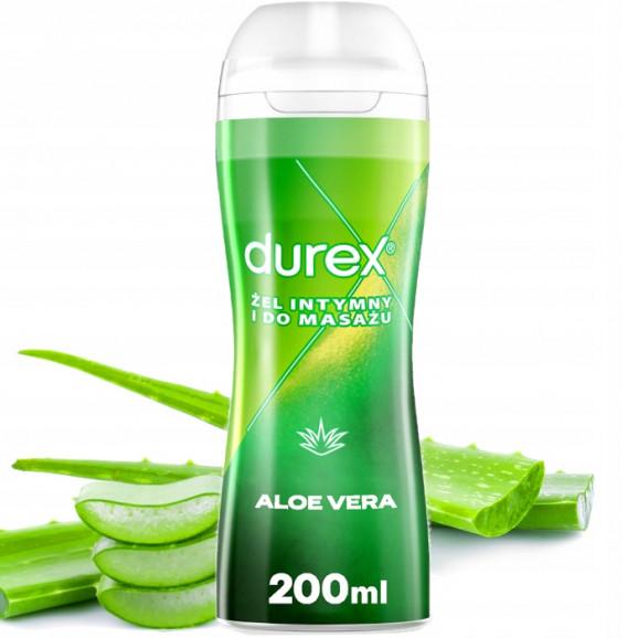 Durex Play 2w1 Aloe Vera – żel do masażu i nawilżający żel intymny (200 ml) Durex Play 2w1 Aloe Vera – żel do masażu i nawilżający żel intymny (200 ml) - zdjęcie produktu