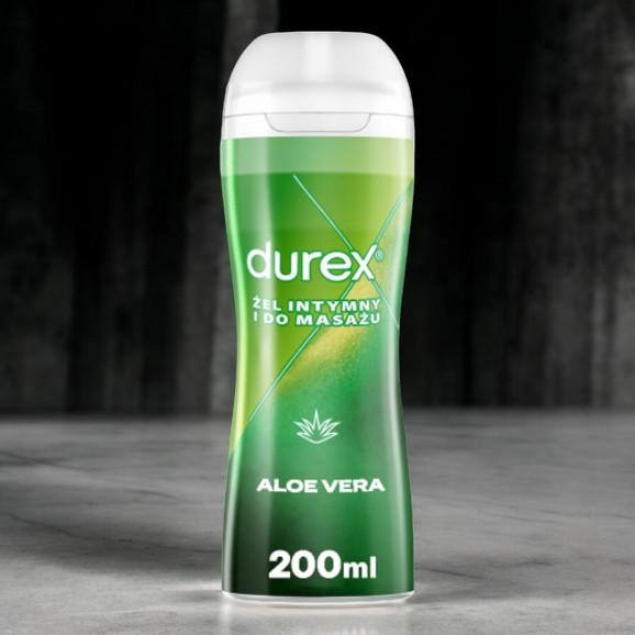 Durex Play 2w1 Aloe Vera – żel do masażu i nawilżający żel intymny (200 ml) Durex Play 2w1 Aloe Vera – żel do masażu i nawilżający żel intymny (200 ml) - zdjęcie produktu