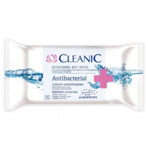 Cleanic Antibacterial, chusteczki odświeżające (15 szt.) - zdjęcie produktu