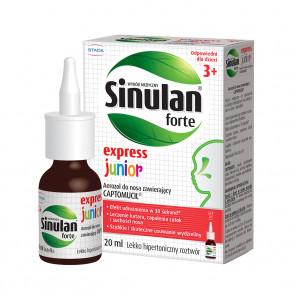 Sinulan Express Forte Spray dla dzieci - zatoki, katar, suchość nosa 20 ml - zdjęcie produktu
