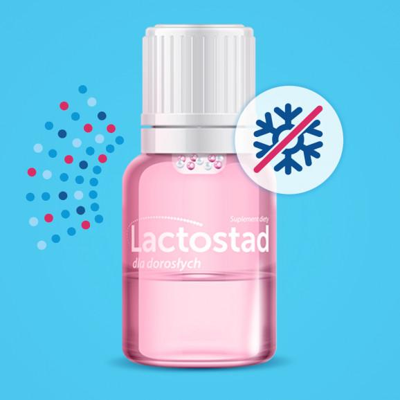 Lactostad Probiotyk, zdrowe jelita + odporność, 50 mld bakterii 7 but. x 7ml - zdjęcie produktu