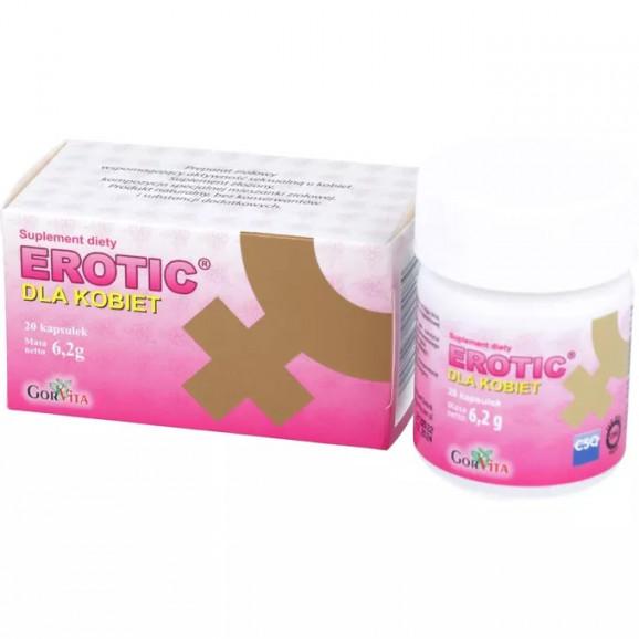 Erotic dla kobiet – suplement diety (20 kapsułek) Erotic dla kobiet – suplement diety (20 kapsułek) - zdjęcie produktu