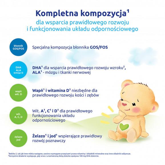 [20.06.2026] Bebiko 2 NUTRIflor Expert mleko następne dla niemowląt powyżej 6. miesiąca życia 600g - zdjęcie produktu