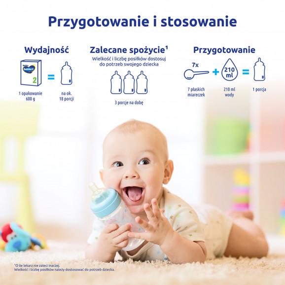 [20.06.2026] Bebiko 2 NUTRIflor Expert mleko następne dla niemowląt powyżej 6. miesiąca życia 600g - zdjęcie produktu