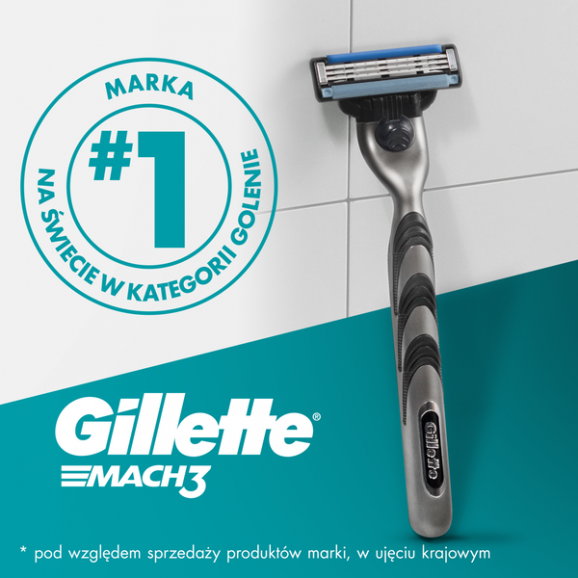 Gillette Mach3, wkłady do maszynki, 12 szt. 1 opakowanie Gillette Mach3, wkłady do maszynki, 12 szt. 1 opakowanie - zdjęcie produktu