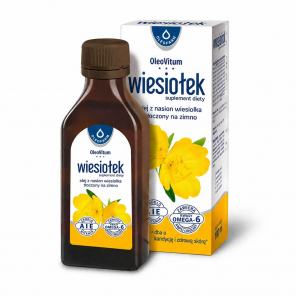 Olej z wiesiołka OleoVitum tłoczony na zimno – suplement diety (100 ml) - zdjęcie produktu