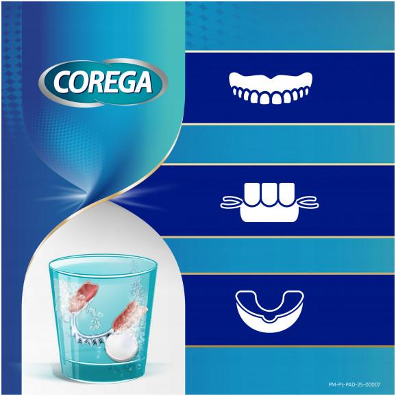 Corega Tabs Bio Formuła – tabletki do czyszczenia protez zębowych (120 tabletek) – wyrób medyczny - zdjęcie produktu