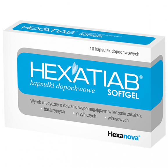 Hexatiab, kapsułki dopochwowe, 10 szt. Hexatiab, kapsułki dopochwowe, 10 szt. - zdjęcie produktu