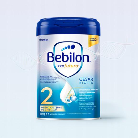 Bebilon Profutura CesarBiotik 2 mleko następne w proszku po 6. miesiącu 800 g - zdjęcie produktu