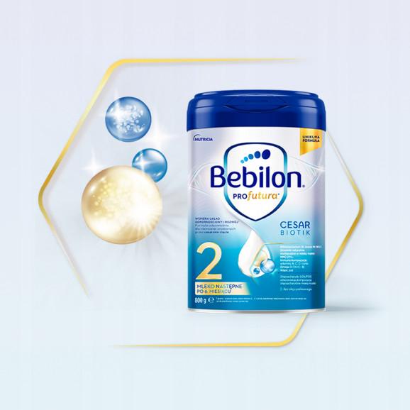 Bebilon Profutura CesarBiotik 2 mleko następne w proszku po 6. miesiącu 800 g - zdjęcie produktu