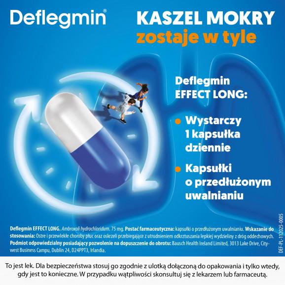 [30.06.2026] Deflegmin Effect Long 75 mg kapsułki o przedłużonym uwalnianiu (10 kapsułek) - zdjęcie produktu