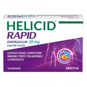 Helicid Rapid 20 mg – kapsułki twarde (14 kapsułek) - zdjęcie produktu