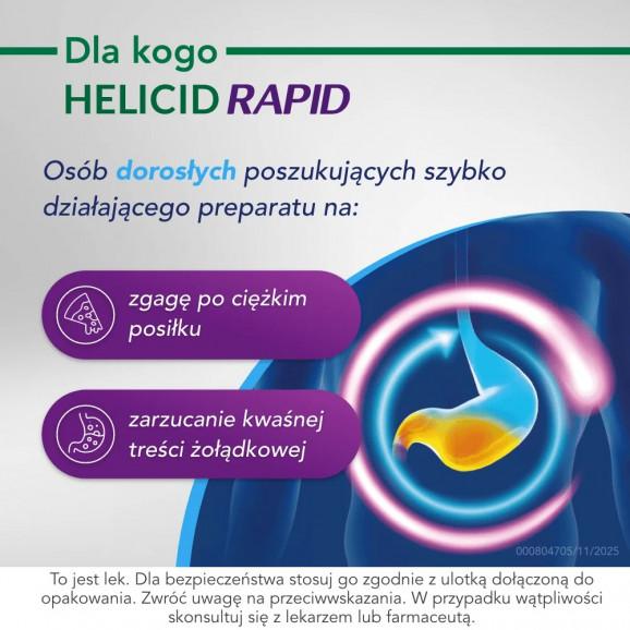 Helicid Rapid 20 mg – kapsułki twarde (14 kapsułek) - zdjęcie produktu