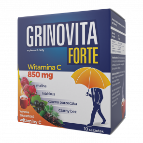 Grinovita Forte – suplement diety, proszek w saszetkach do rozpuszczania (10 saszetek) - zdjęcie produktu