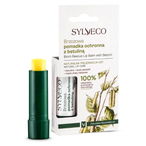 Sylveco Brzozowa pomadka ochronna z betuliną – pomadka ochronna (4,6 g) - zdjęcie produktu
