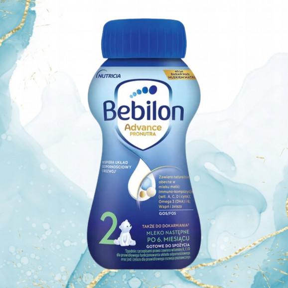 Bebilon 2 Advance Pronutra mleko następne po 6 miesiącu, płyn, 200 ml, 36 szt. Bebilon 2 Advance Pronutra mleko następne po 6 miesiącu, płyn, 200 ml, 36 szt. - zdjęcie produktu