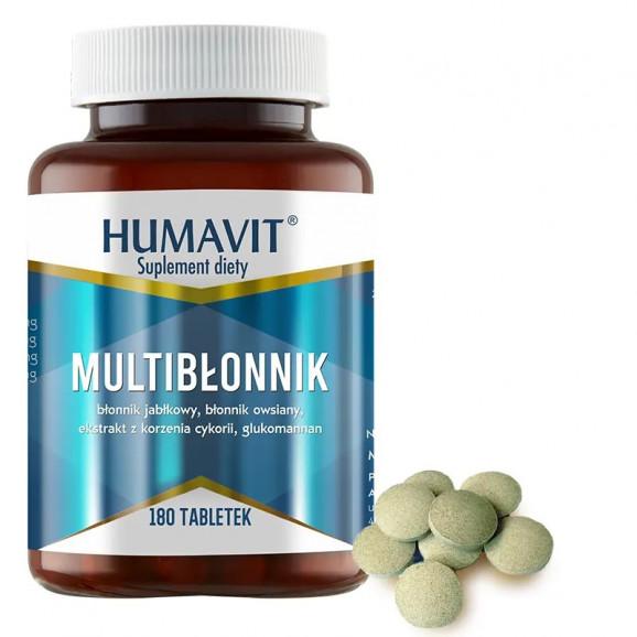 Humavit Multi-Błonnik – suplement diety (180 tabletek) - zdjęcie produktu