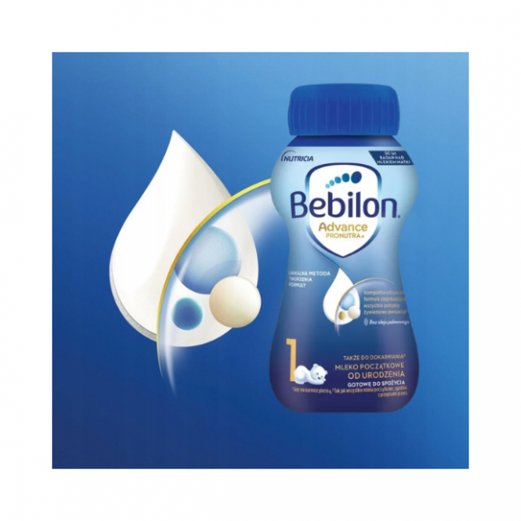 Bebilon Advance Pronutra 1, mleko początkowe gotowe do spożycia, od urodzenia (200 ml) - zdjęcie produktu