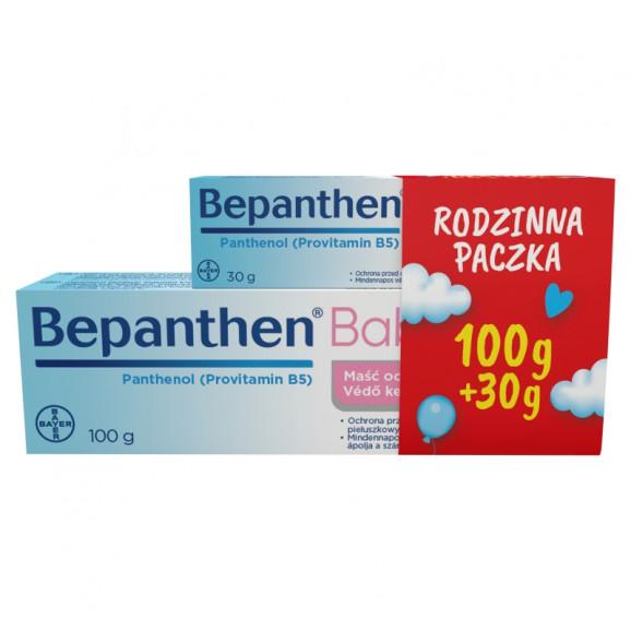 Bepanthen Baby, maść ochronna – zestaw 100 g + 30 g Bepanthen Baby, maść ochronna – zestaw 100 g + 30 g - zdjęcie produktu